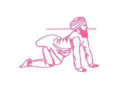 Переход из Позы Коровы в Позу Лежа 1. Упражнение Кундалини Йоги