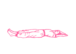 Касания пальцев ног с переходом из позы лежа в позу сидя 1 (28 раз)