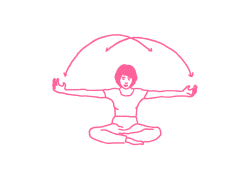 Перекрестные махи руками (13 -15 мин). Упражнение Кундалини Йоги