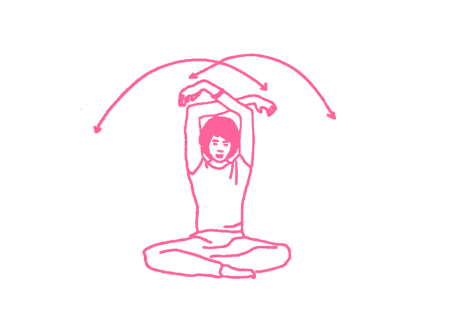 Перекрестные махи руками (13 -15 мин). Упражнение Кундалини Йоги