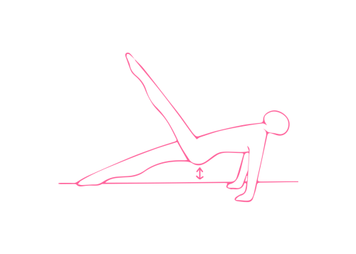 Подъем бедер с поднятой ногой в Позе Задней Платформы - упражнение Кундалини Йоги