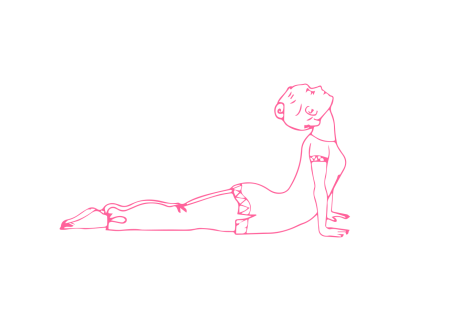 Подъем подбородка в Позе Кобры. Кундалини Йога Подъем подбородка в Позе Кобры. Кундалини Йога