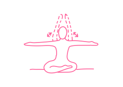 Подъем и опускание рук с дыханием через свернутый язык (6 мин)