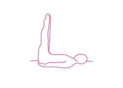 Подъем обеих ног на 90 градусов с разведением в стороны (3 мин) 1