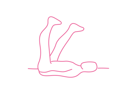 Подъем обеих ног на 90 градусов с разведением в стороны (3 мин) 2