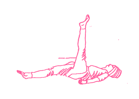 Подъемы ног на 90 градусов поочередно. Упражнение Кундалини Йоги