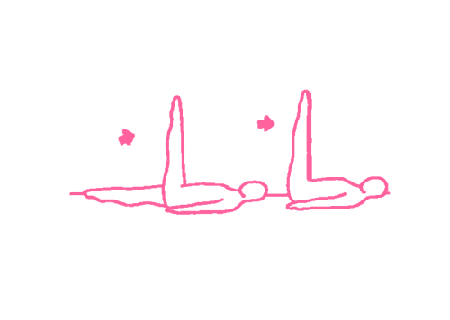 Подъемы ног с заведением за голову левой ноги (2 мин). Упражнение Кундалини Йоги 1