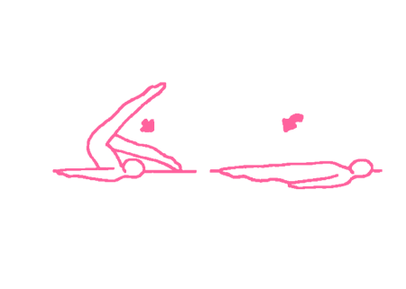 Подъемы ног с заведением за голову правой ноги (2 мин). Упражнение Кундалини Йоги 2