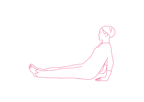 Подъемы обеих ног на 60 градусов сидя на полу с Дыханием Огня 1