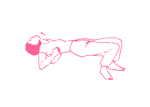 Подъём таза с опорой на локти и ступни Кундалини Йога