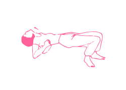 Подъём таза с опорой на локти и ступни Кундалини Йога