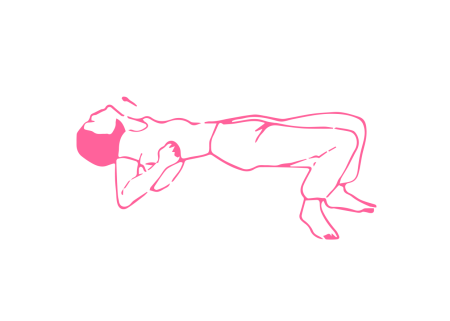 Подъём таза с опорой на локти и ступни Кундалини Йога