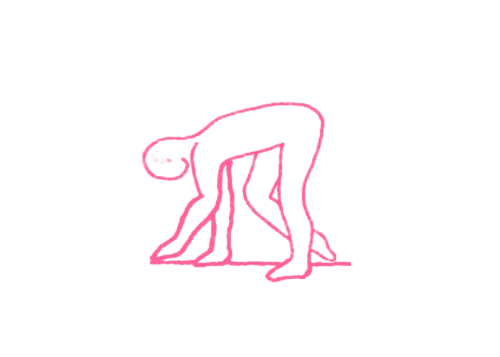 Подъёмы рук и ног, стоя на руках и ногах. Упражнение Кундалини Йоги 1