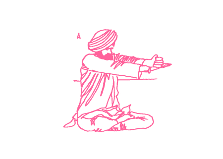 Подъёмы рук на 60 градусов в Простой Позе. Упражнение Кундалини Йоги. A