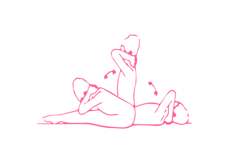 Подъёмы туловища с наклоном вперёд (1 мин 30 сек)