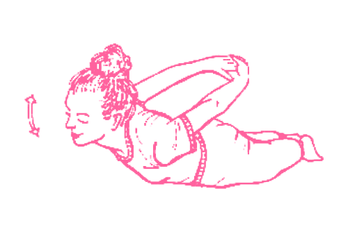 Поднимание головы и груди лежа на животе. Упражнение Кундалини Йоги