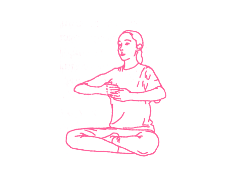 Поднимание и опускание рук на несколько сантиметров – упражнение Кундалини Йоги