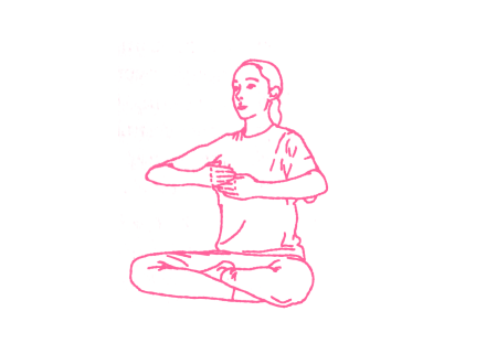 Поднимание и опускание рук на несколько сантиметров – упражнение Кундалини Йоги