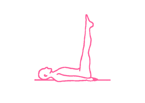 Подъемы ног на 90 градусов (4-10 раз) - Кундалини Йога