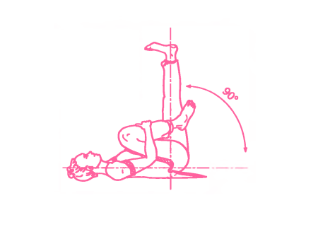 Поднимание одной ноги, прижимая вторую к груди (4-8 мин)