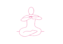 Поднимание переплетенных рук от уровня груди до уровня глаз 1