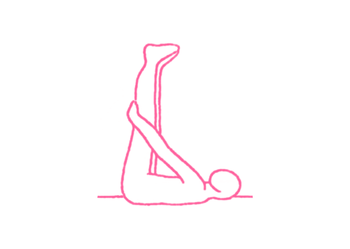 Поднимания и опускания верней части тела лежа на спине с ногами перпендикулярно земле (3 мин)