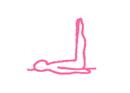 Подтягивание колен к груди и подъем ног на 90 градусов (1 мин 30 сек) 3