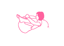 Подтягивание колен к носу, лежа на спине (3 мин) Кундалини Йога