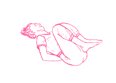 Подтягивание коленей к груди 1. Упражнение Кундалини Йоги