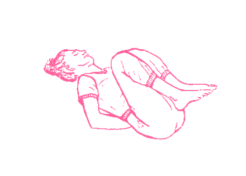 Подтягивание коленей к груди 1. Упражнение Кундалини Йоги