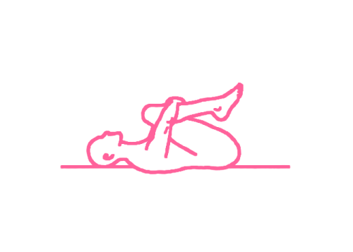 Подтягивание коленей к груди — Упражнение Кундалини йоги