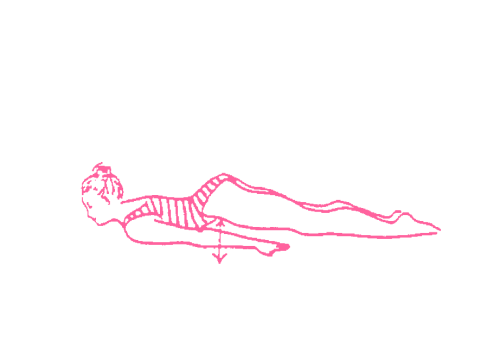 Подъемы бедер лежа на животе. Упражнение кундалини йоги