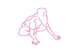 Покачивания, сидя на стопах и опираясь на ладони (1 мин – 3 мин). Упражнение Кундалини Йоги