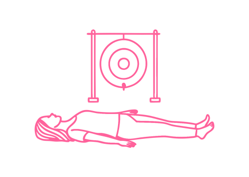 Полный отдых на спине под звуки гонга (время не указано)