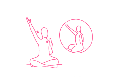 Поочередное вытягивание рук под углом 60 градусов — упражнение Кундалини Йоги Поочередное вытягивание рук под углом 60 градусов — упражнение Кундалини Йоги