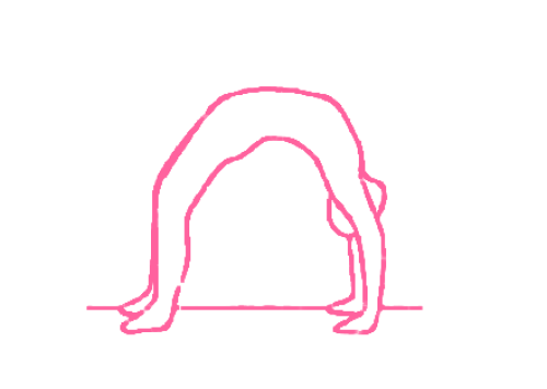 Поочередные подъемы ног из Позы Колеса 1. Упражнение Кундалини Йоги