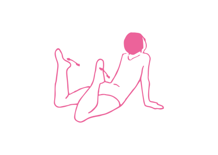 Поочередные удары пятками по ягодицам в Позе Кобры (6 мин)