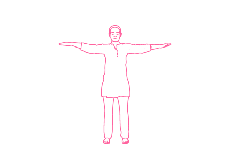 Попеременное опускание и поднимание прямых рук стоя на ногах (4-7 минут) 1