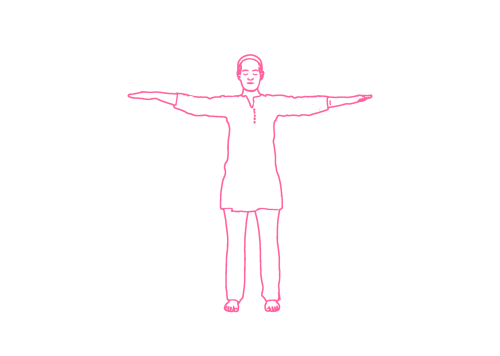 Попеременное опускание и поднимание прямых рук стоя на ногах (4-7 минут) 1