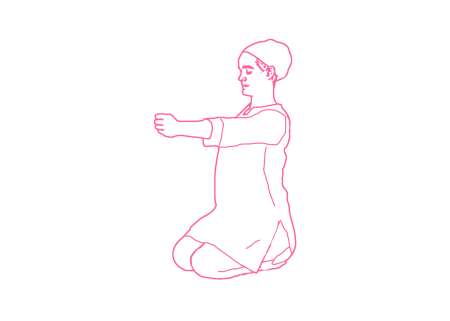 Попеременное выбрасывание рук вперед и назад (3-5 мин) 2