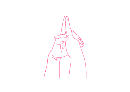 Попеременные наклоны к коленям с мудрой за спиной (2-3 мин) 2