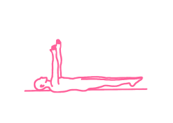 Попеременные подъемы головы и ног (5 мин) 1