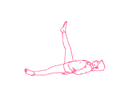 Попеременные подъемы ног. Упражнения Кундалини Йоги