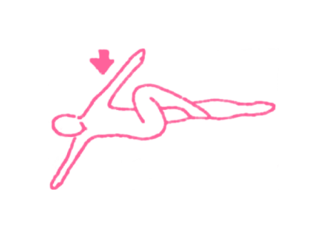 Потягивания лежа на спине (30 сек). Упражнение Кундалини Йоги 2