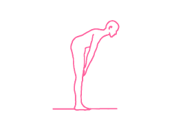 Повороты головой стоя, наклонившись вперед. Упражнение Кундалини Йоги