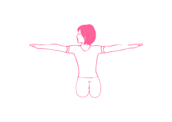 Повороты головы с дыханием и вытянутыми руками в Позе Скалы (3 мин). Кундалини Йога