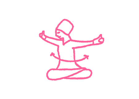 Повороты корпуса с вытянутыми руками (1-3 мин). Упражнение Кундалини Йоги