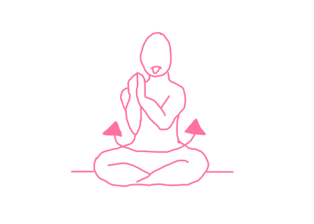 Повороты корпуса с руками в Молитвенной Мудре у правого плеча (8 мин) Повороты корпуса с руками в Молитвенной Мудре у правого плеча (8 мин)