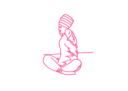 Повороты корпуса в Простой Позе (1 мин). Упражнение Кундалини Йоги 3