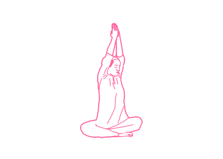 Повороты корпусом влево-вправо Кундалини Йога